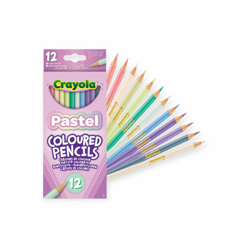Picture of CRAYOLA PENCIL PASTEL COLOURS X12